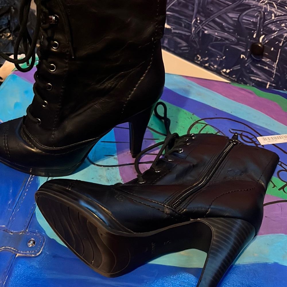 high heel boots